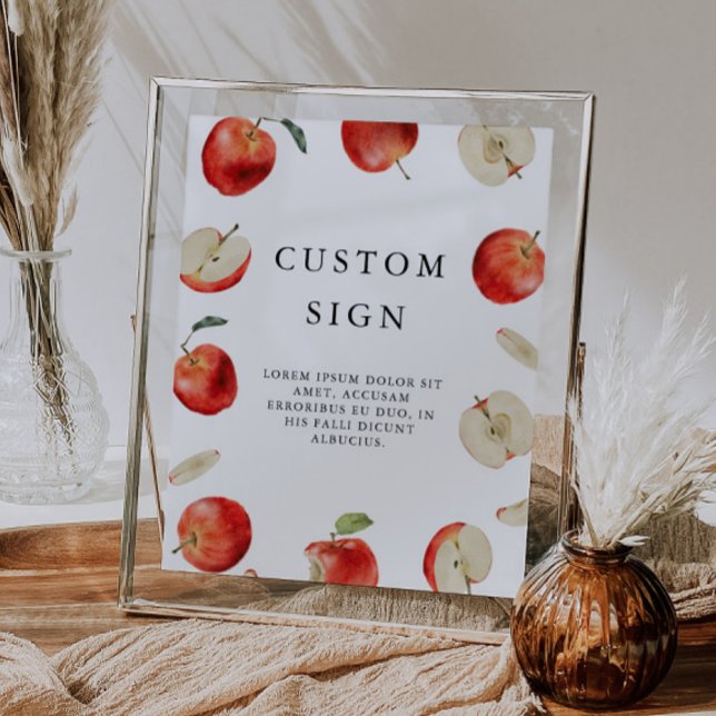 Apple Orchard Bridal Shower Custom Sign (Creator Uploaded)