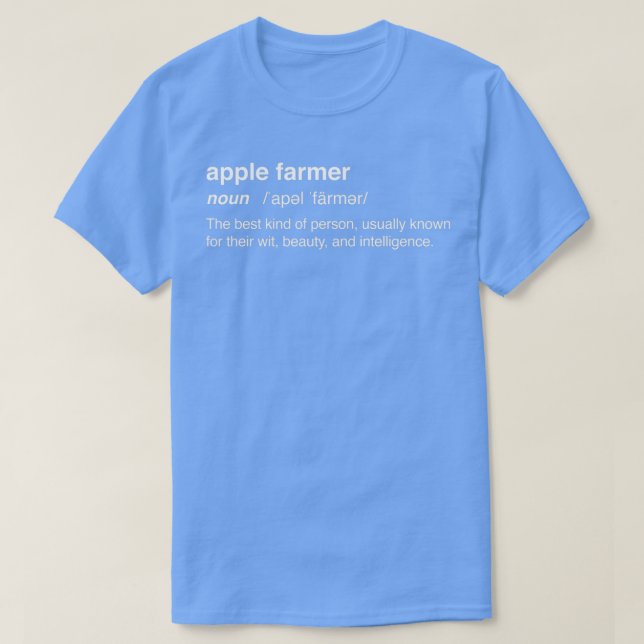 Apple Orchard Funny Apple Farm  T-Shirt (Design Front)