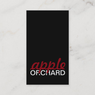 apple orchard punch card