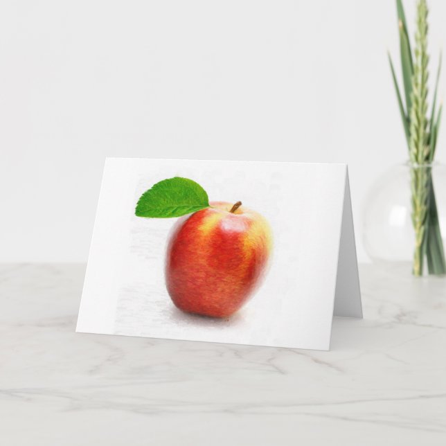 Apple painting - Greeting cards (Front)