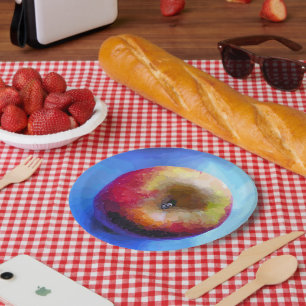 APPLE PAPER PLATE