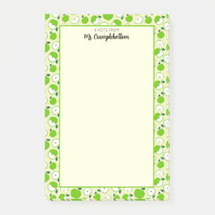 Apple Pattern A Note from Teacher Cute