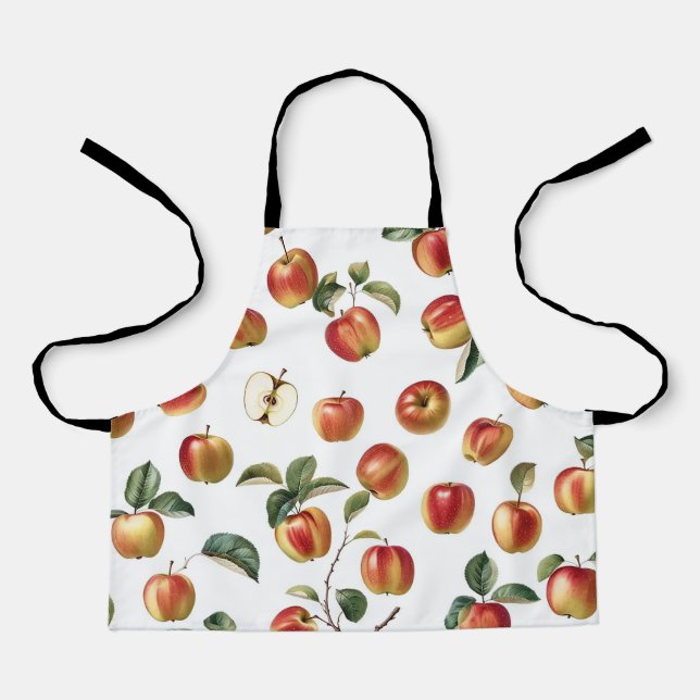 Apple Pattern Apron (Front)