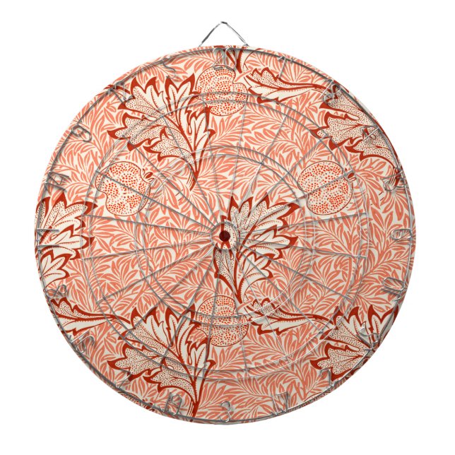 Apple Pattern (by William Morris) Dartboard (Front)