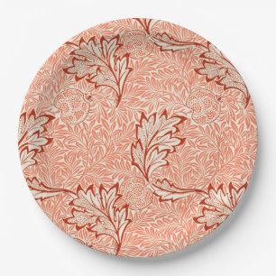 Apple Pattern (by William Morris) Paper Plate