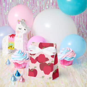 Apple Pattern Tent Favour Box for Party Gifts