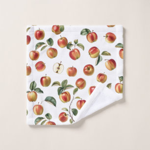 Apple Pattern Wash Cloth