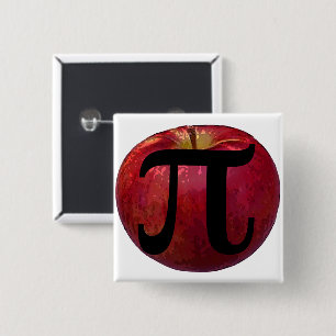 Apple Pi 15 Cm Square Badge