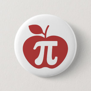 Apple Pi 3.14 6 Cm Round Badge