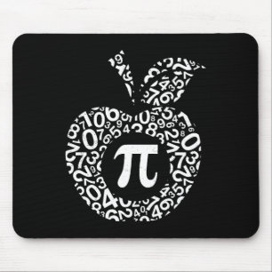Apple Pi Algebra Sign Math Funny Pi Day Gift Mouse Pad