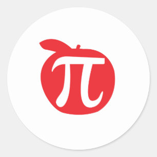 Apple Pi Classic Round Sticker