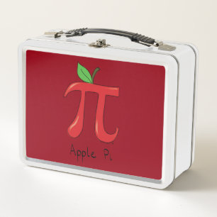 Apple Pi Cute Math Pi Day Lunch Box