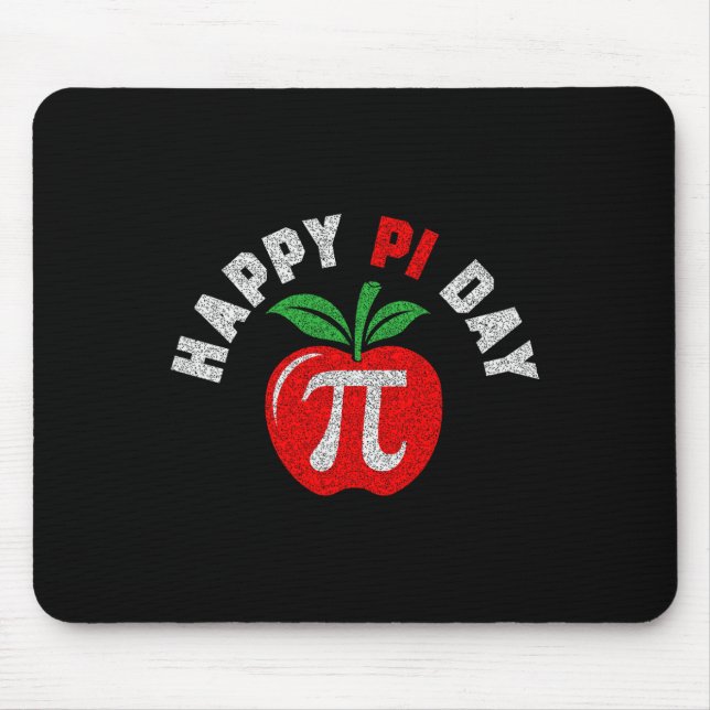 Apple Pi Day 3.14 Math Teacher Student Geek Nerd G Mouse Pad (Front)