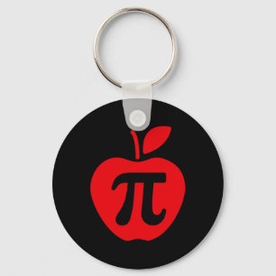Apple Pi Day Shirt  Key Ring