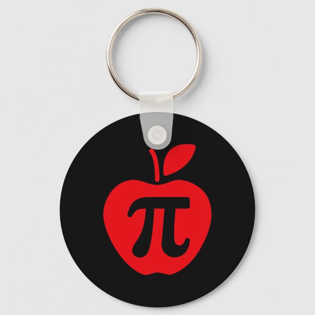 Apple Pi Day Shirt  Key Ring (Front)