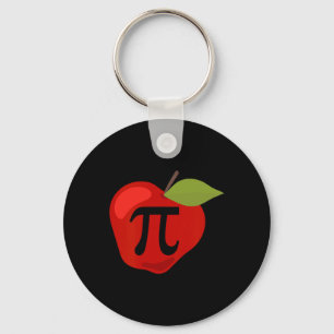 Apple Pi Funny Math Teacher Thanksgiving Pie Day G Key Ring