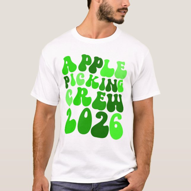 Apple Picking Crew 2026 Orchard Apple Picking Crew T-Shirt (Front)