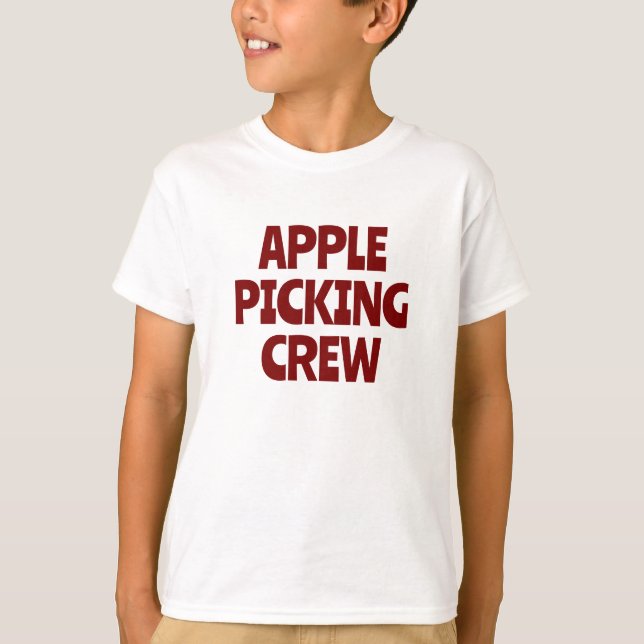 Apple Picking Crew  T-Shirt (Front)