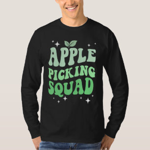 Apple Picking Squad Green Apple Season Family Farm T-Shirt