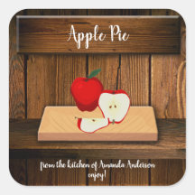 Apple Pie 3" Sq Product Label