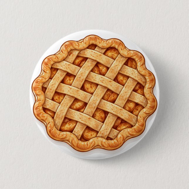 Apple Pie 6 Cm Round Badge (Front)