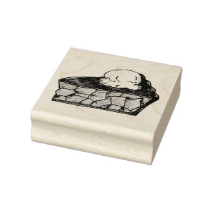 Apple Pie A La Mode Ice Cream Slice Dessert Stamp