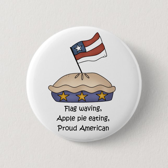 Apple Pie American button (Front)