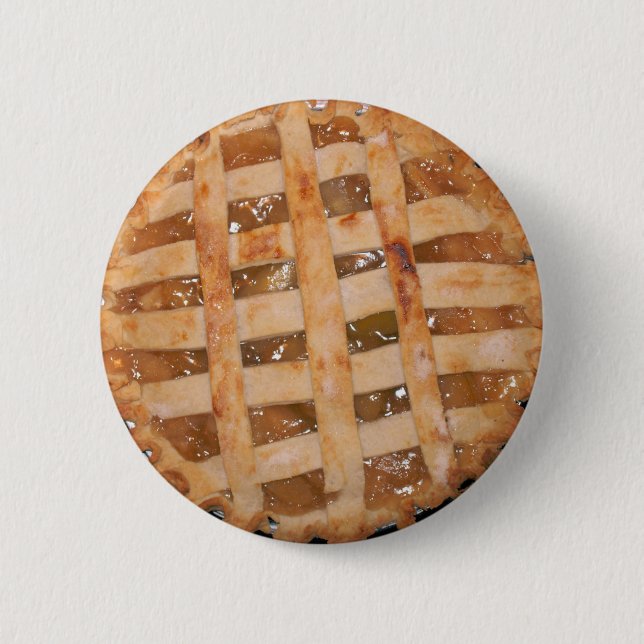 Apple Pie Baked 6 Cm Round Badge (Front)