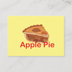 Apple Pie Baker Chef Business Card