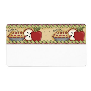 Apple Pie Border Label