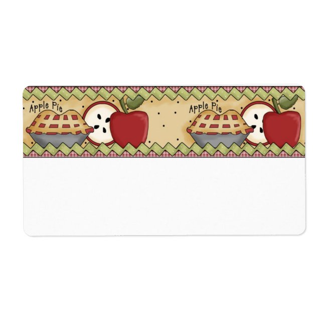 Apple Pie Border Label (Front)
