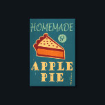 Apple Pie Canvas Print<br><div class="desc">Retro Design</div>