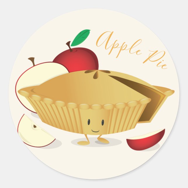 Apple Pie Character | Sticker (Front)