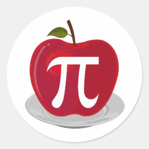 Apple Pie Classic Round Sticker