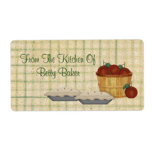 Apple Pie Custom Label