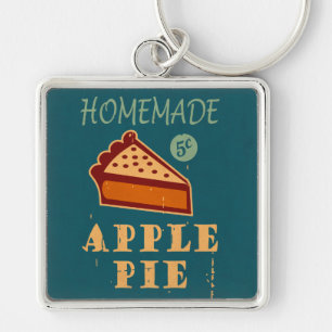 Apple Pie Key Ring