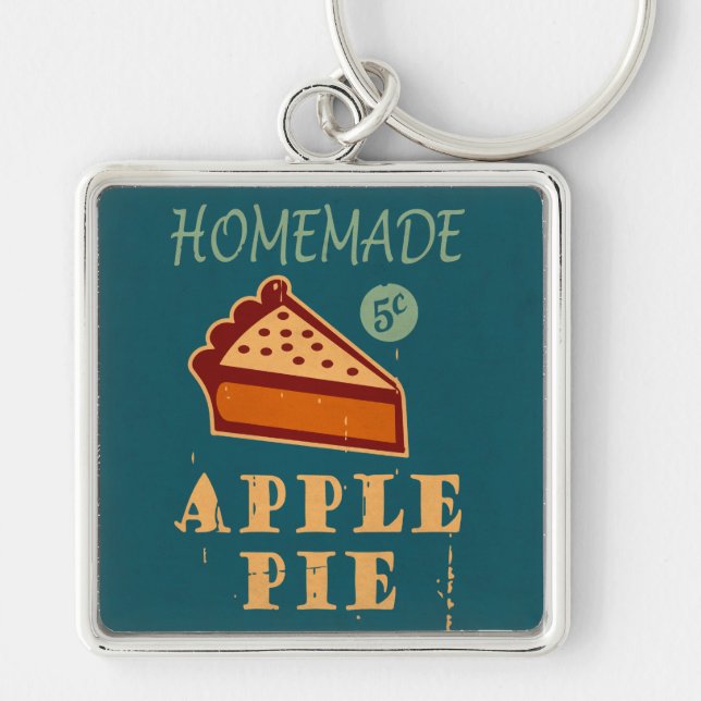 Apple Pie Key Ring (Front)