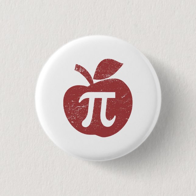 Apple Pie Pi Day 3 Cm Round Badge (Front)