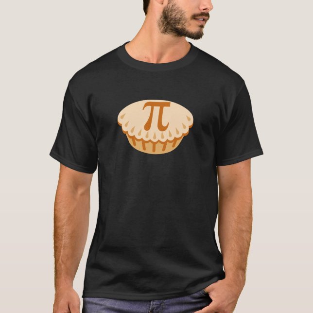 Apple Pie Pi Day Math Symbol for Teachers Students T-Shirt (Front)