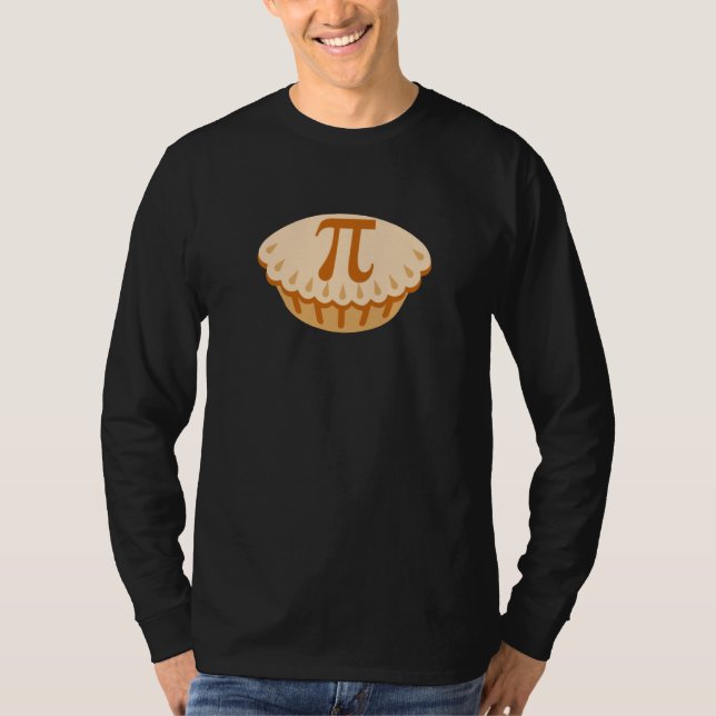 Apple Pie Pi Day Math Symbol for Teachers Students T-Shirt (Front)