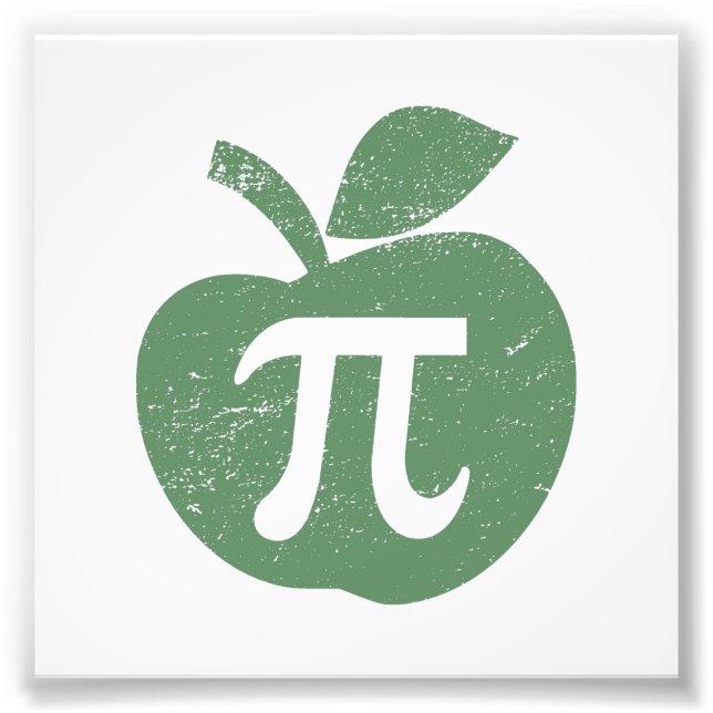 Apple Pie Pi Day Photo Print (Front)