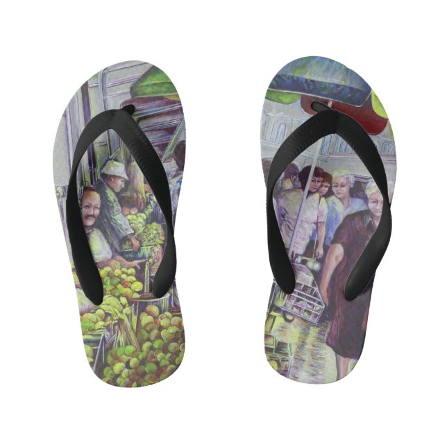 Apple Pie requires Apples Kid's Jandals (Footbed)