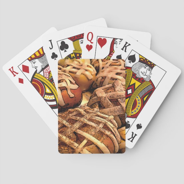 Apple Pie Tarts Playing Cards (Back)