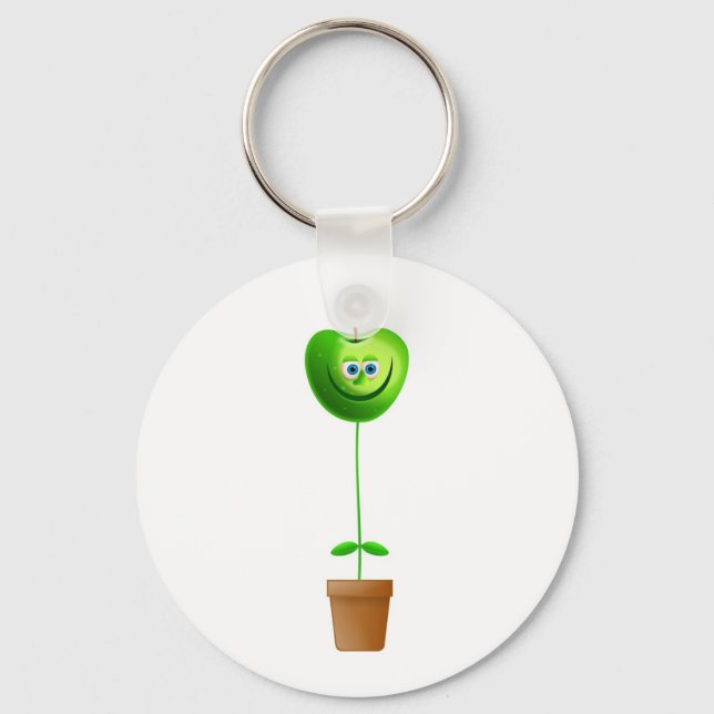 Apple Plant Key Ring (Front)