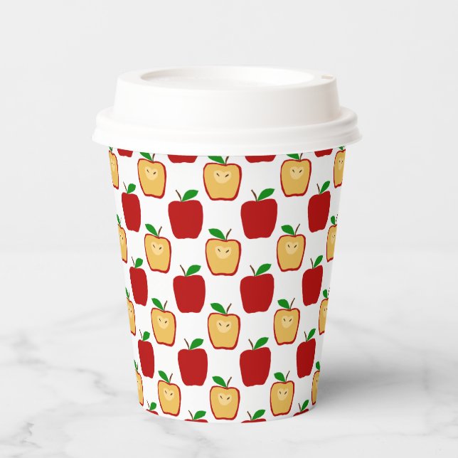 Apple Polkadots Paper Cup (Front)