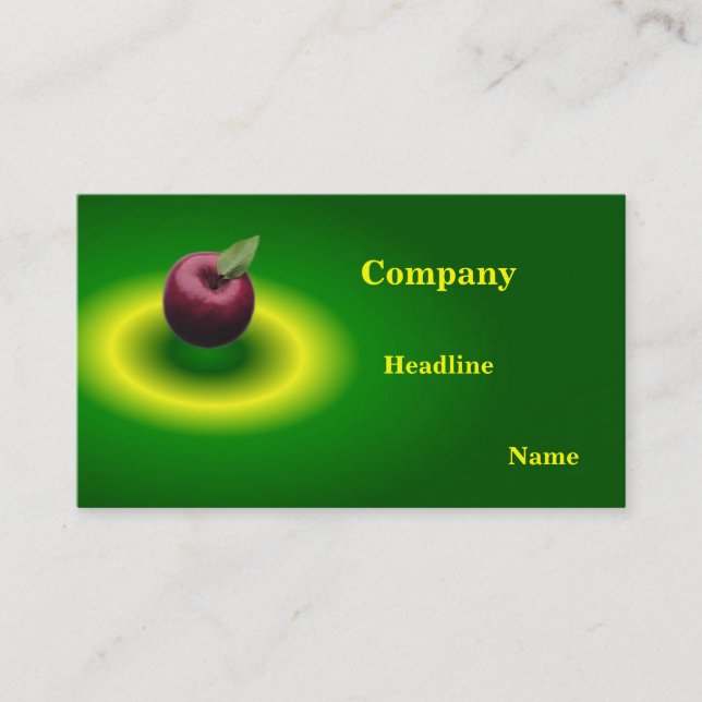 Apple Profile Card (Front)