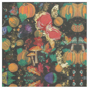 Apple & Pumpkin Spice Fall Fabric