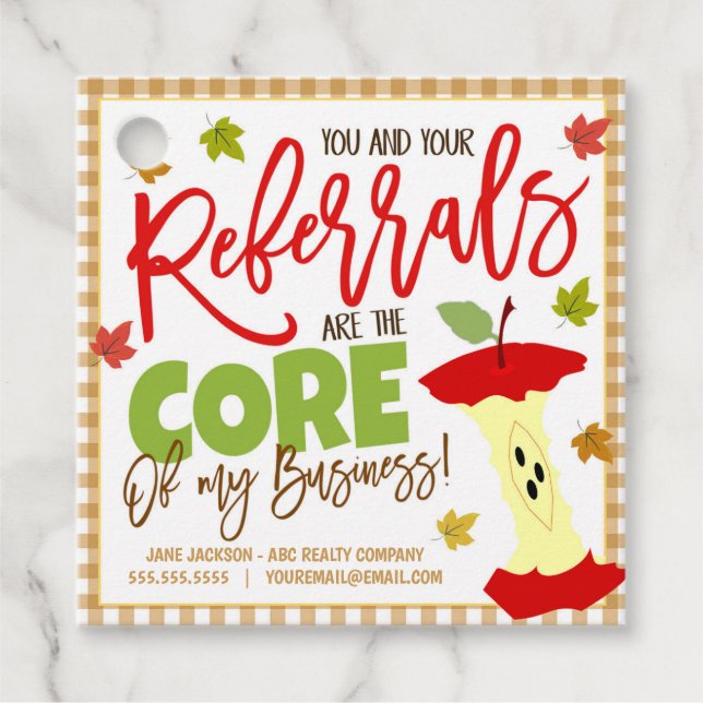 Apple Realtor Pop By Tag (Front)