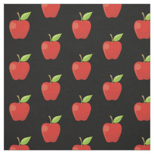 Apple Red Pattern Fabric