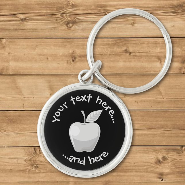 Apple Silver Key Ring (Creator Uploaded)